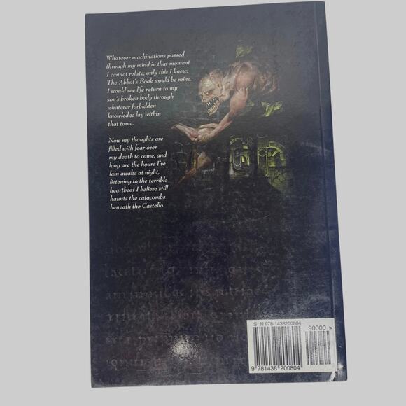 The Abbot's Book: A Gothic Tale Horror Paperback - Like New - Illustrated - Picture 3 of 3